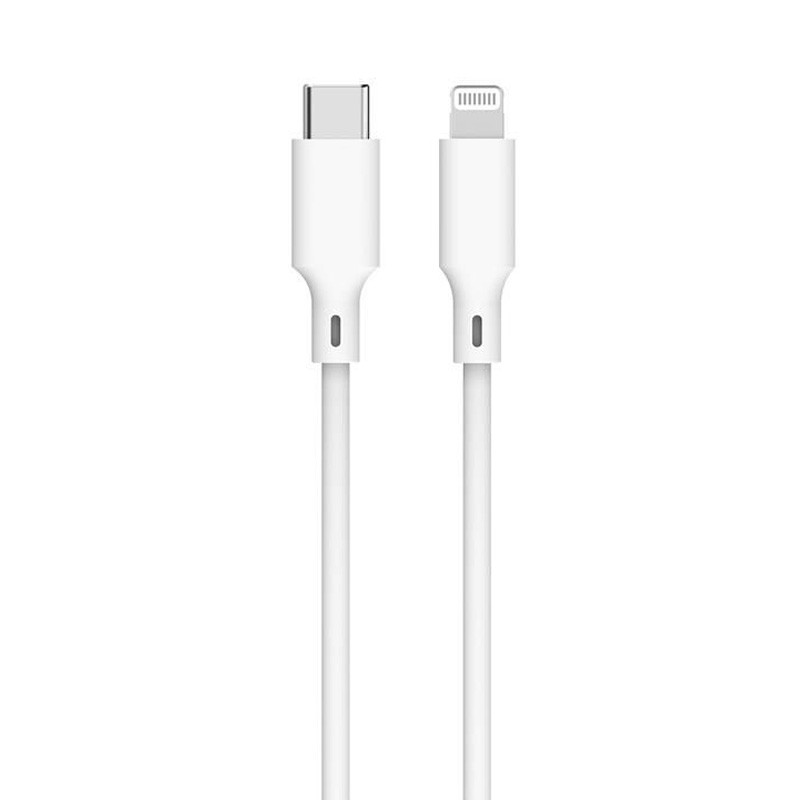 Cablu USB-C - Lightning, PD 27W, 480Mbps, 1 m, pentru incarcare si transfer date - imagine 4